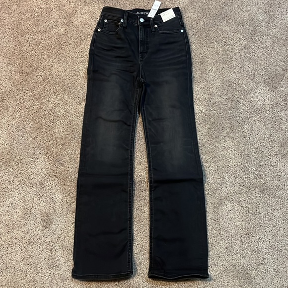 J.Crew High-rise slim demi-boot jean in Charcoal wash - Picture 5 of 8